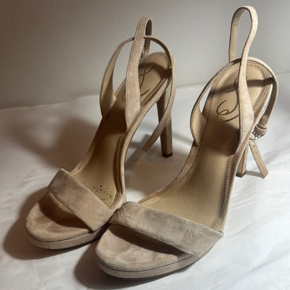 Sam Edelman Elegant Beige Women's Heels size 9 - Picture 1 of 6